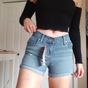 Levi's sculpt shorts